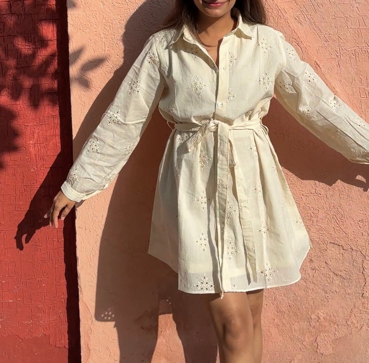 Buttercream Shirt Dress