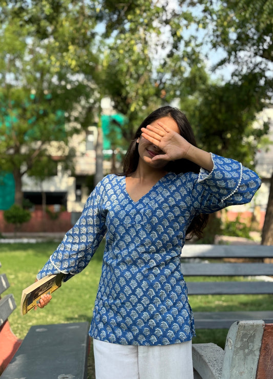 Neel Tara Short Kurti