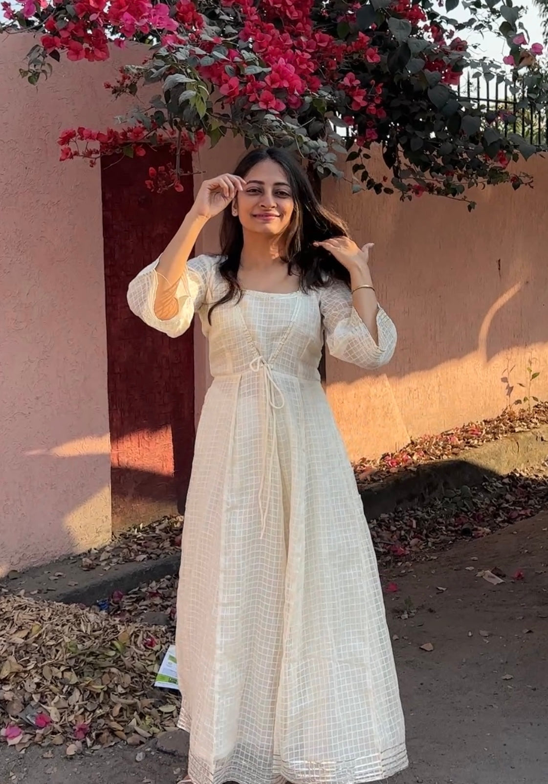 Off White Doria Dress