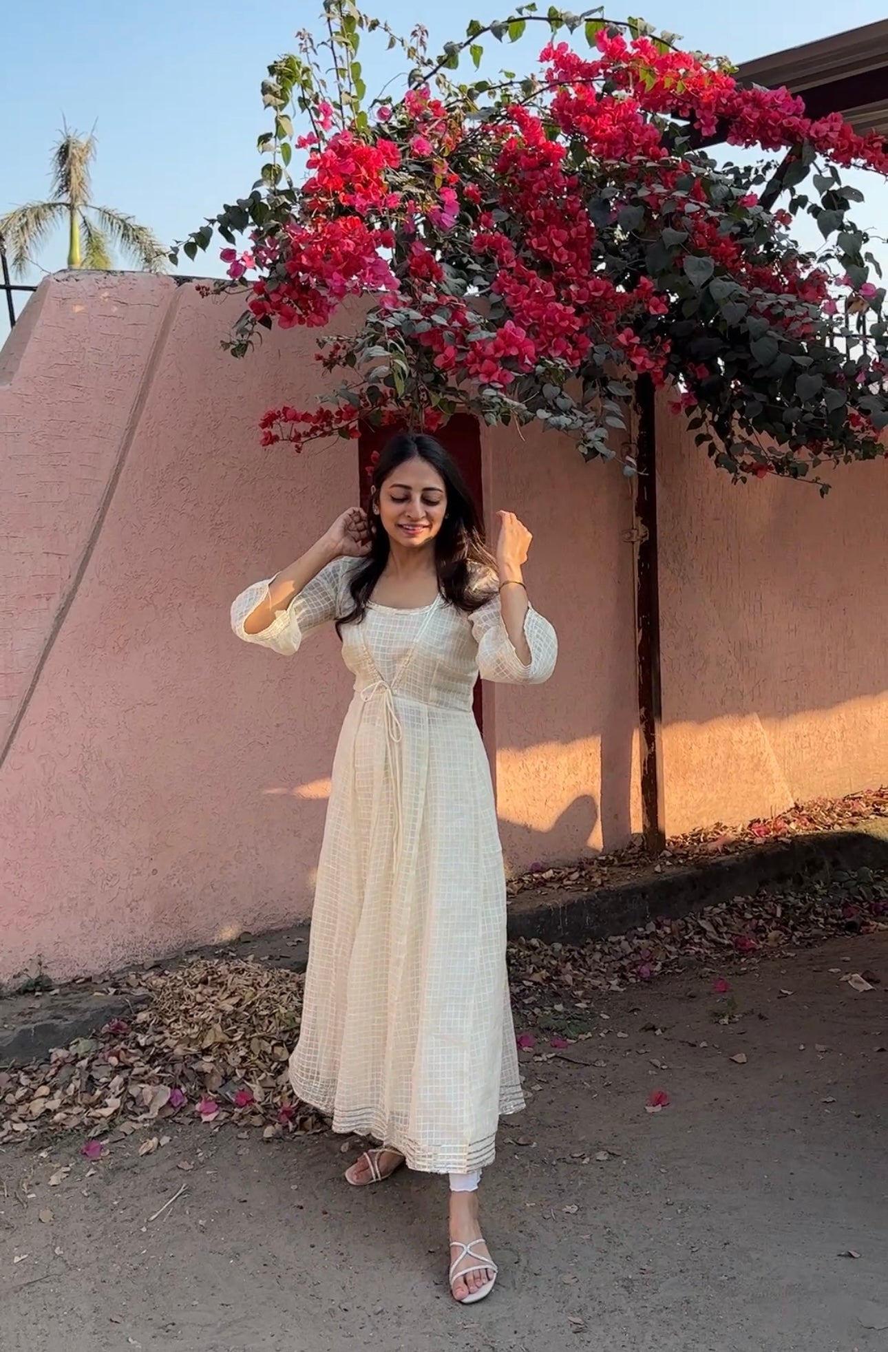 Off White Doria Dress