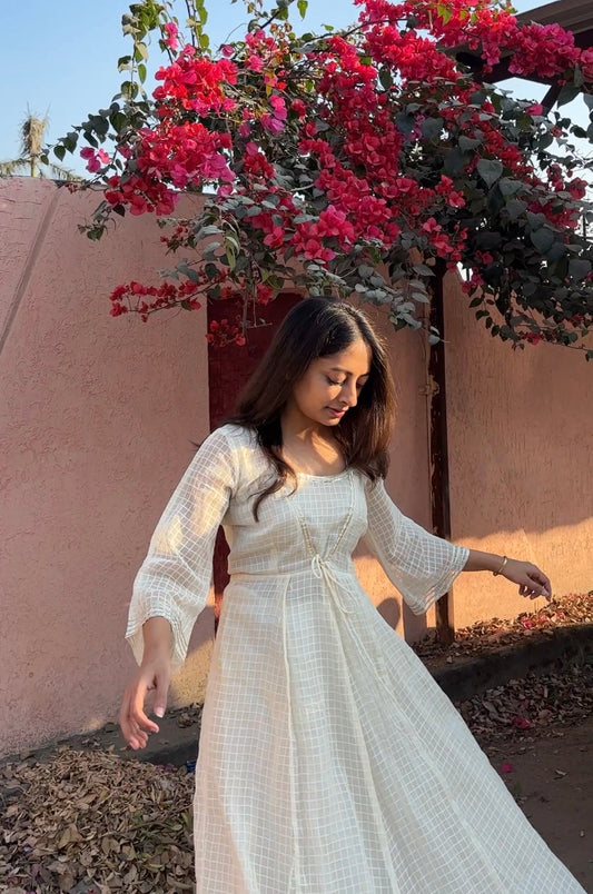 Off White Doria Dress